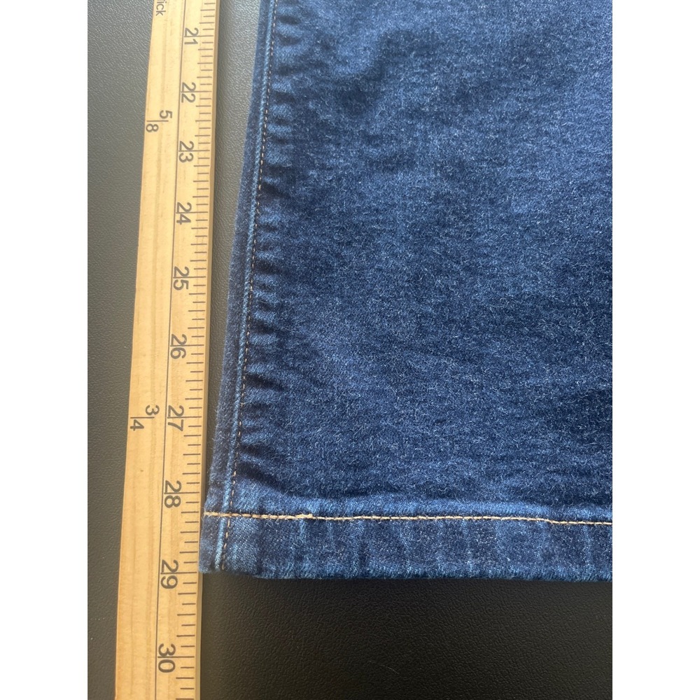 GAP 70's Flare High Rise Jeans Women's 16 Short Dark Wash Stretch Denim Blue - Picture 4 of 10